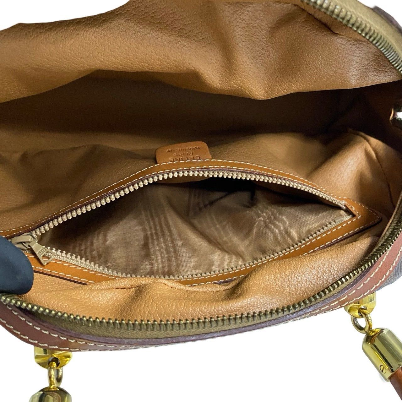 Celine Celine Handbag Brown Leather Size ONE SIZE - 9 Thumbnail