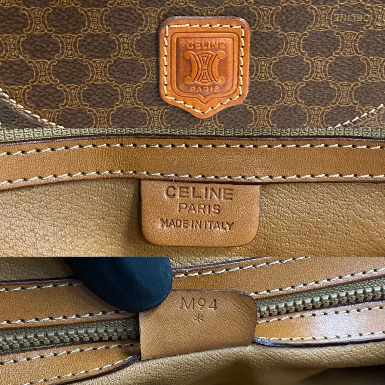 Celine Celine Handbag Brown Leather Size ONE SIZE - 3 Thumbnail