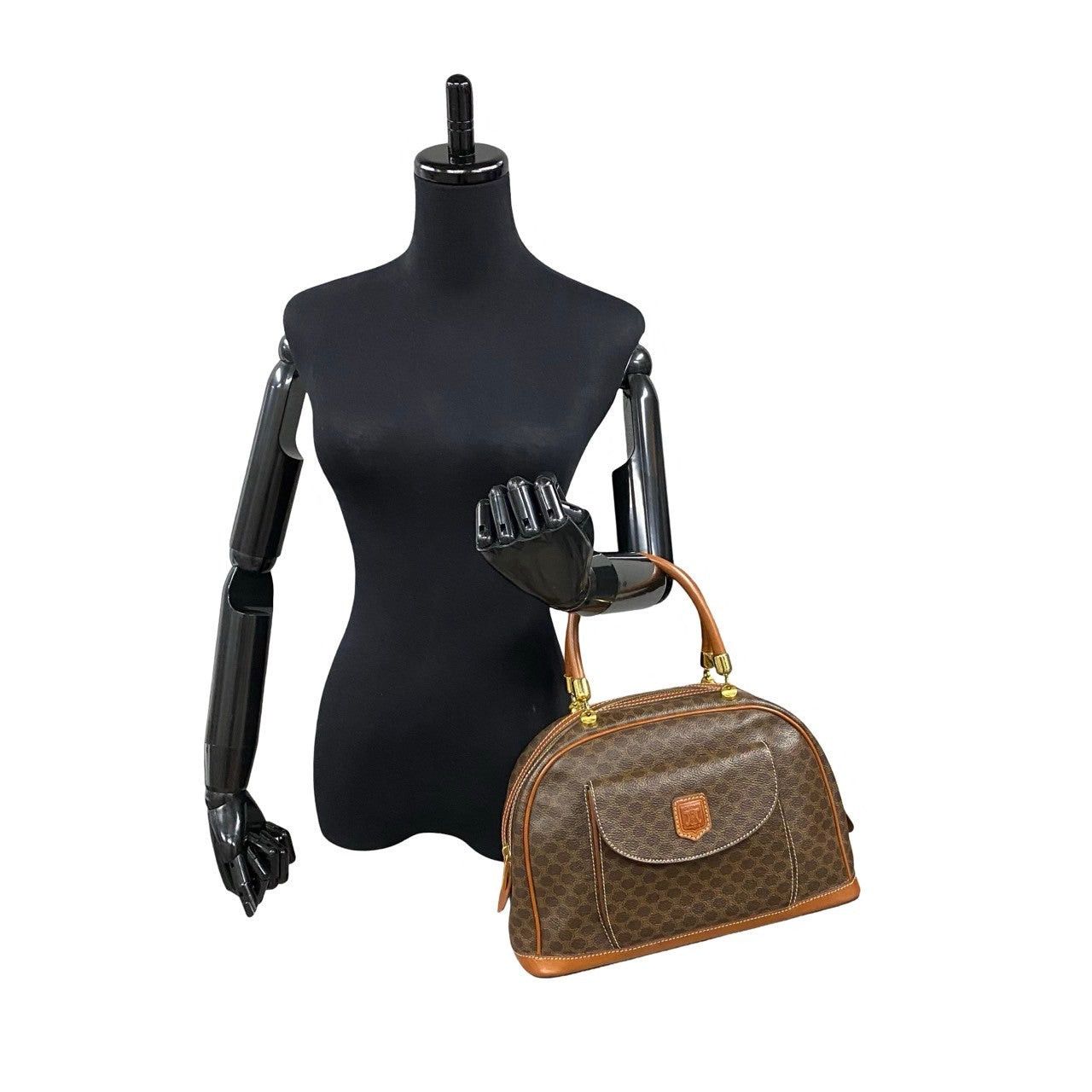 Celine Celine Handbag Brown Leather Size ONE SIZE - 2 Thumbnail