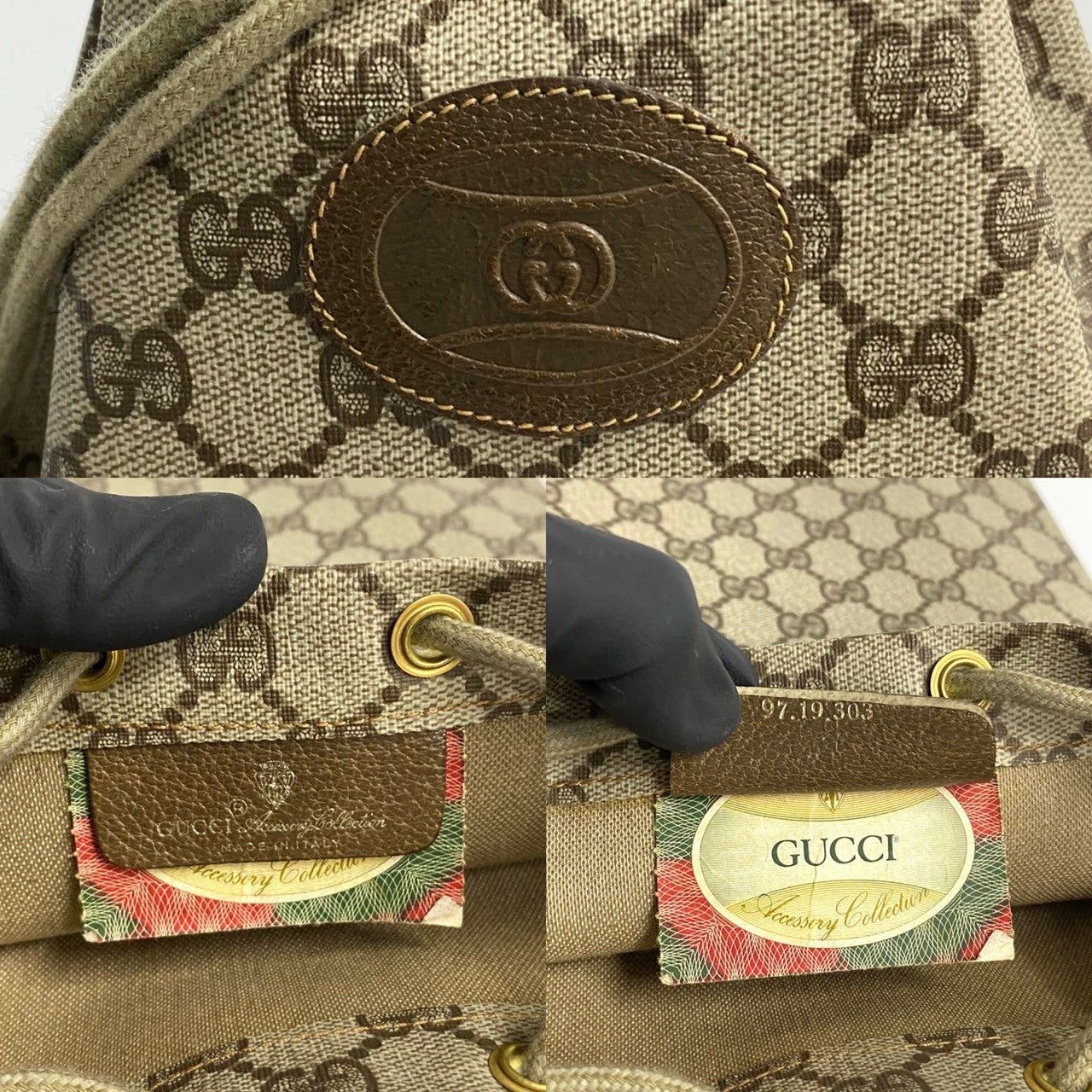 Gucci Gucci Handbag Brown Leather Size ONE SIZE - 3 Thumbnail