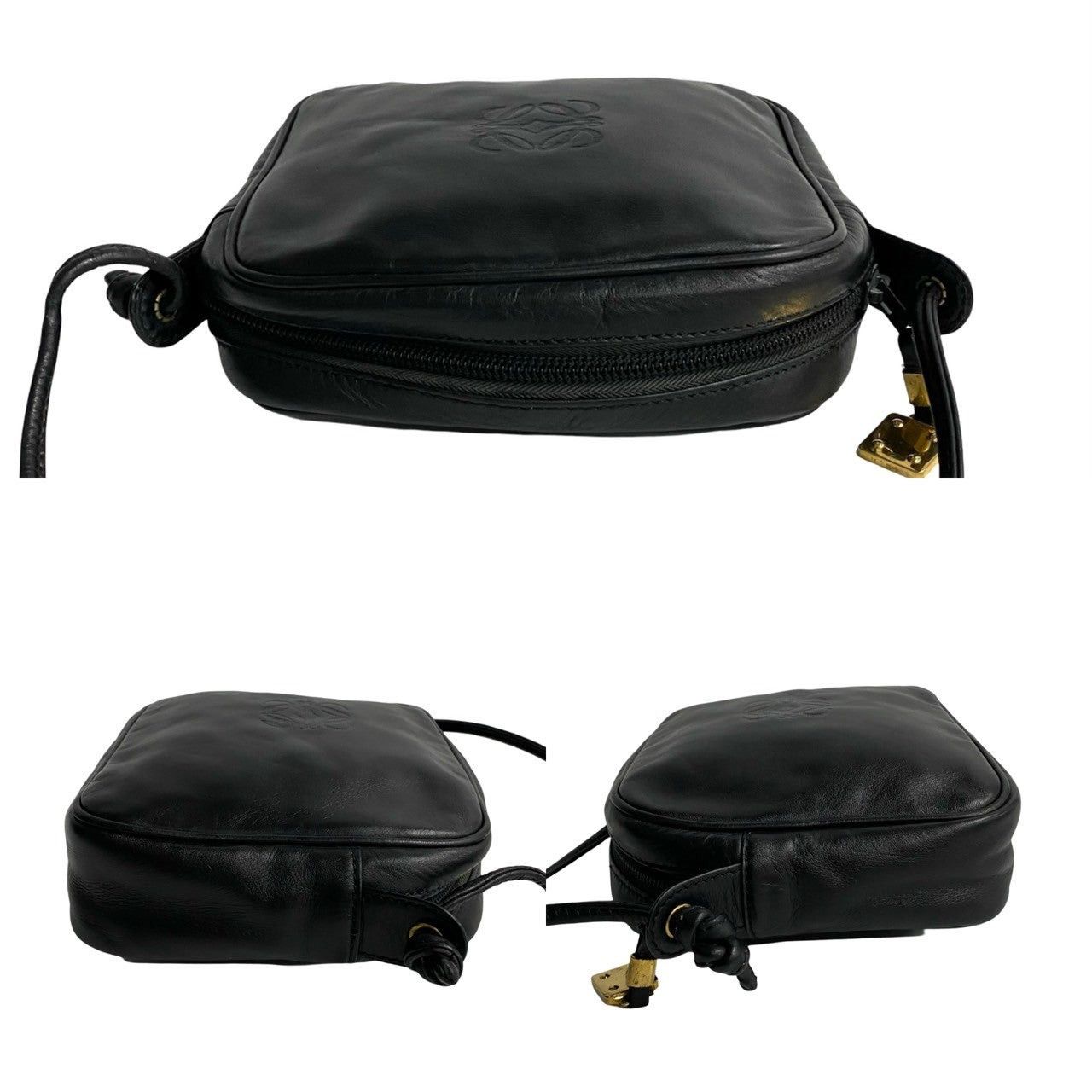 Loewe Loewe Shoulder Bag Black Leather Size ONE SIZE - 5 Thumbnail
