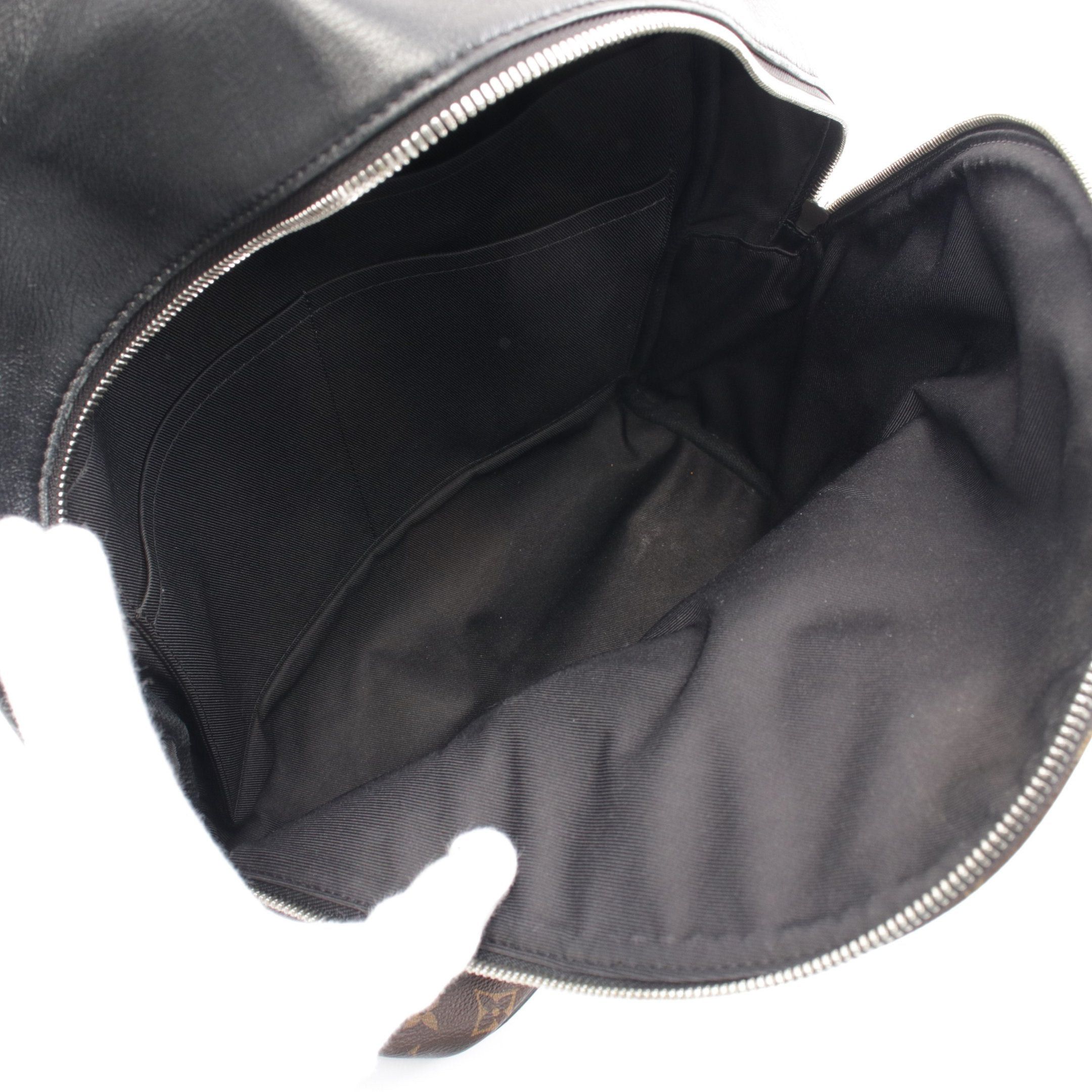 Louis Vuitton Louis Vuitton Josh Nv Monogram Macassar Backpack Rucksack Leather Brown Black Size ONE SIZE - 3 Thumbnail