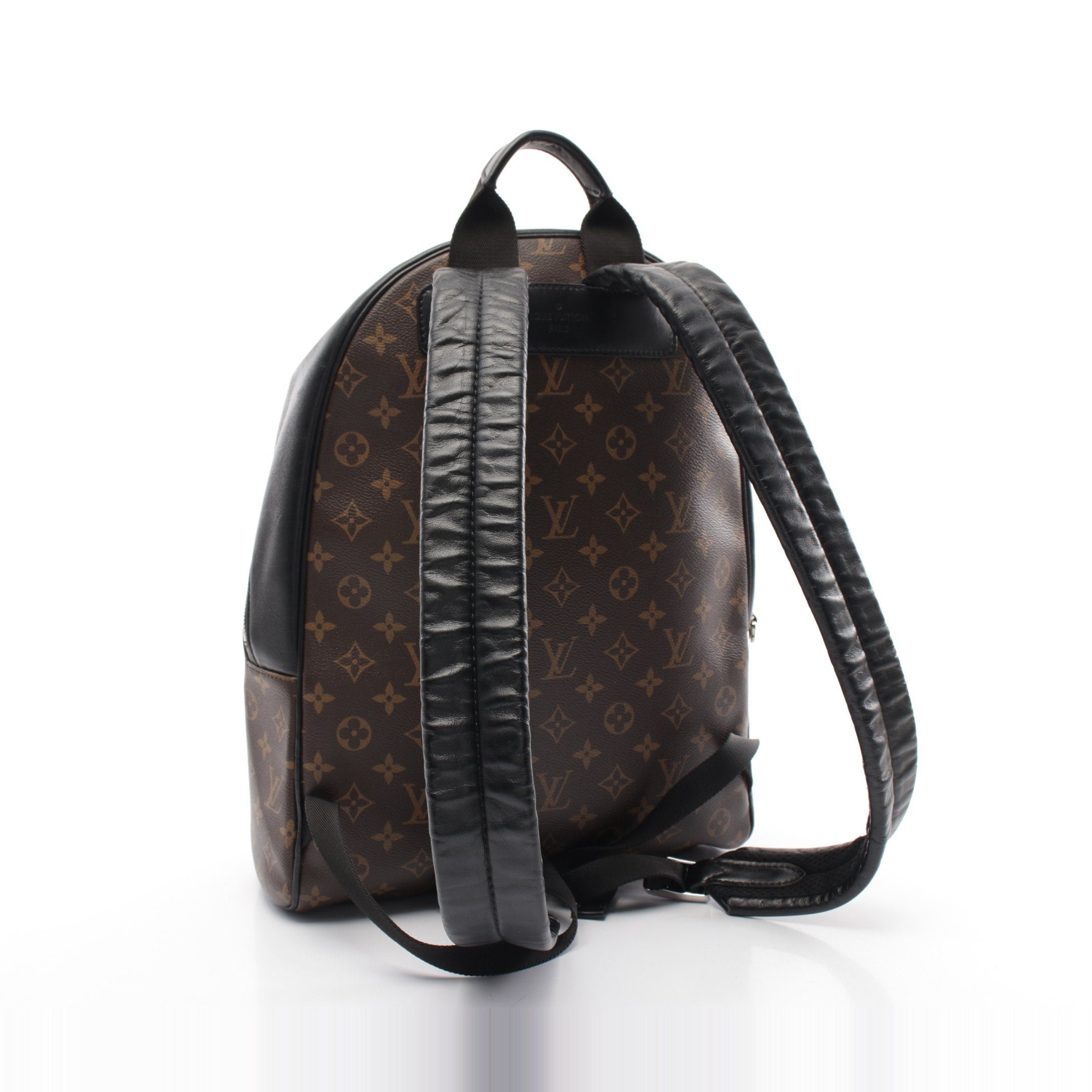 Louis Vuitton Louis Vuitton Josh Nv Monogram Macassar Backpack Rucksack Leather Brown Black Size ONE SIZE - 2 Thumbnail