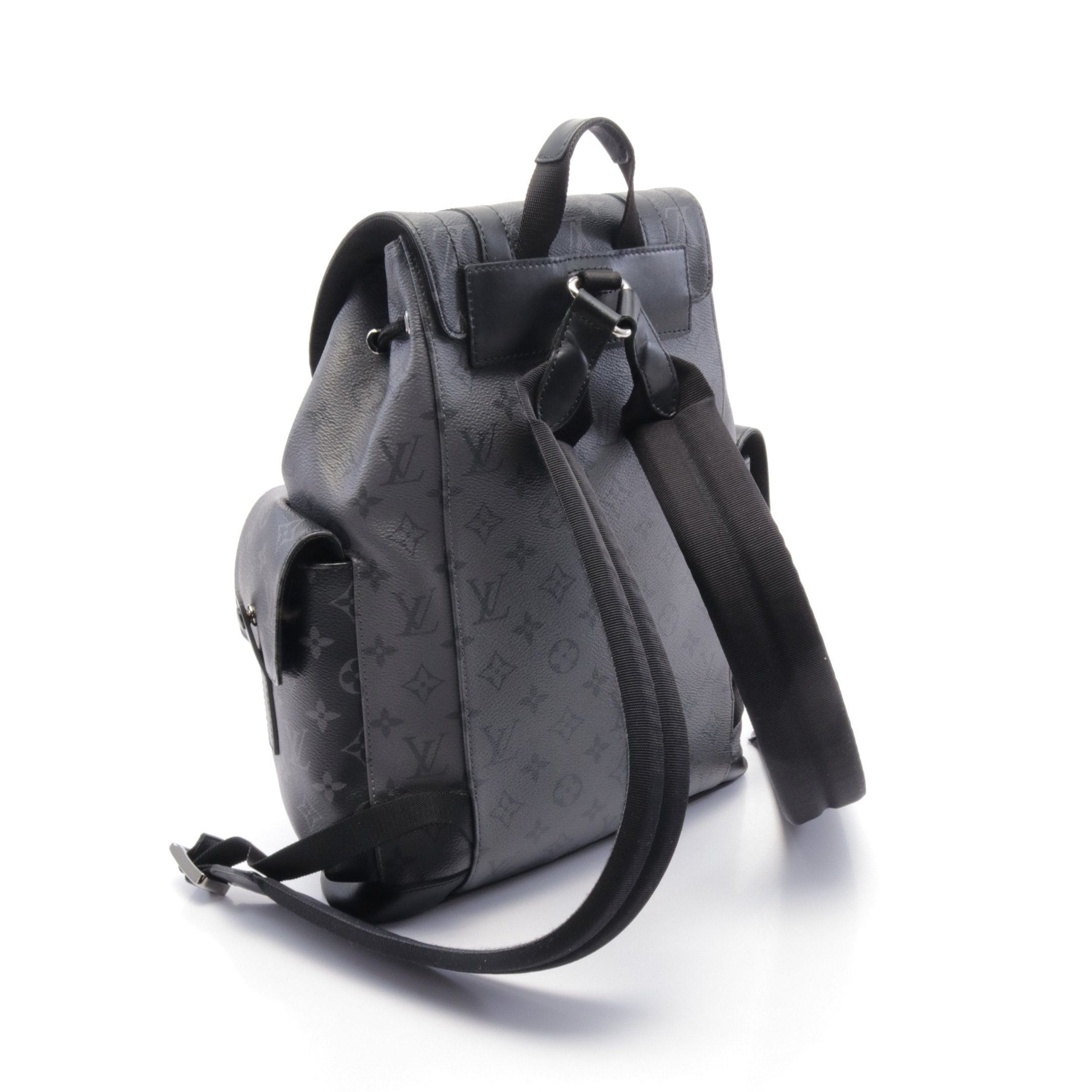 Louis Vuitton Louis Vuitton Christopher Pm Monogram Eclipse Reverse Backpack Rucksack Leather Gray Black Size ONE SIZE - 2 Thumbnail