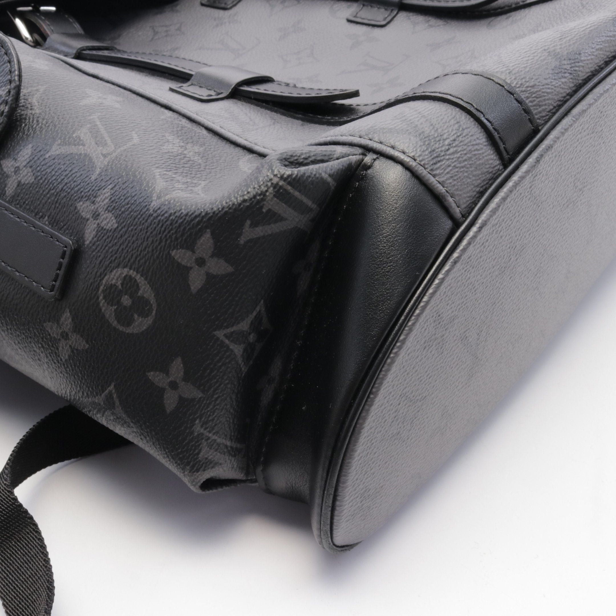 Louis Vuitton Louis Vuitton Christopher Pm Monogram Eclipse Reverse Backpack Rucksack Leather Gray Black Size ONE SIZE - 5 Thumbnail