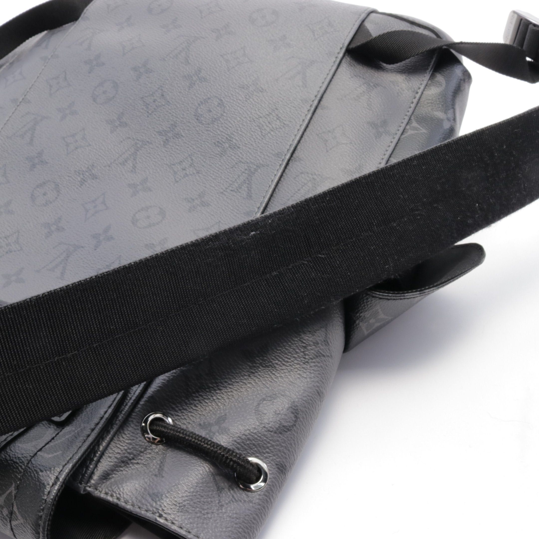 Louis Vuitton Louis Vuitton Christopher Pm Monogram Eclipse Reverse Backpack Rucksack Leather Gray Black Size ONE SIZE - 6 Thumbnail