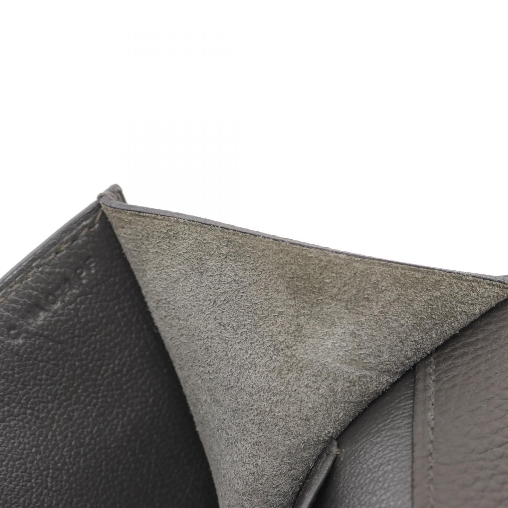 Hermes Hermes Sack Adepeche Light 37-1 Grietan Briefcase Business Bag Togo Dark Gray Silver Hardware C Engraved Size ONE SIZE - 6 Thumbnail