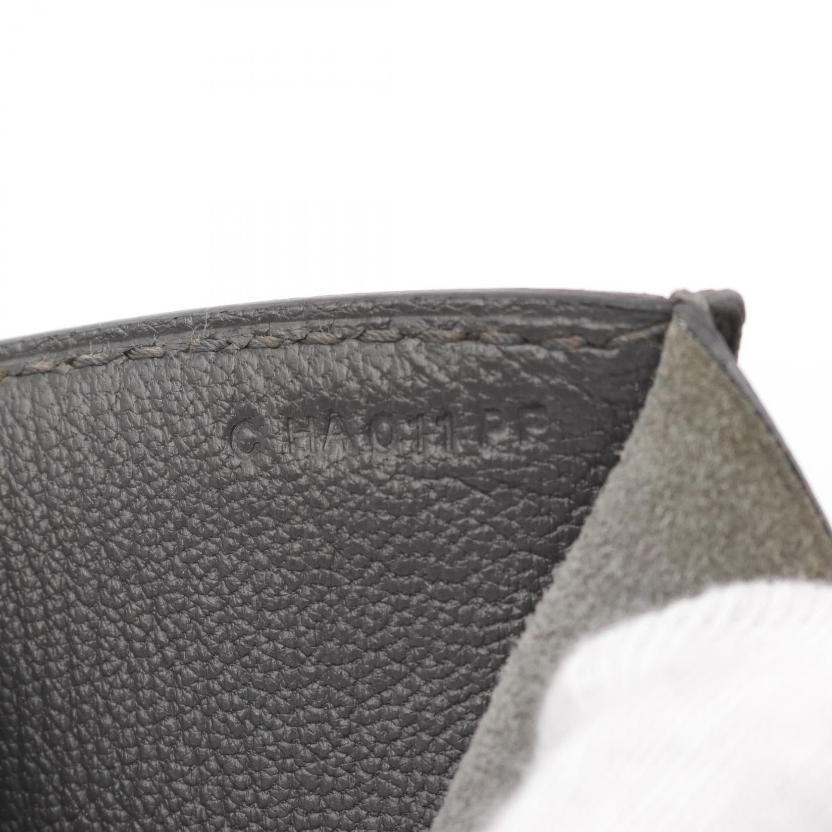 Hermes Hermes Sack Adepeche Light 37-1 Grietan Briefcase Business Bag Togo Dark Gray Silver Hardware C Engraved Size ONE SIZE - 5 Thumbnail