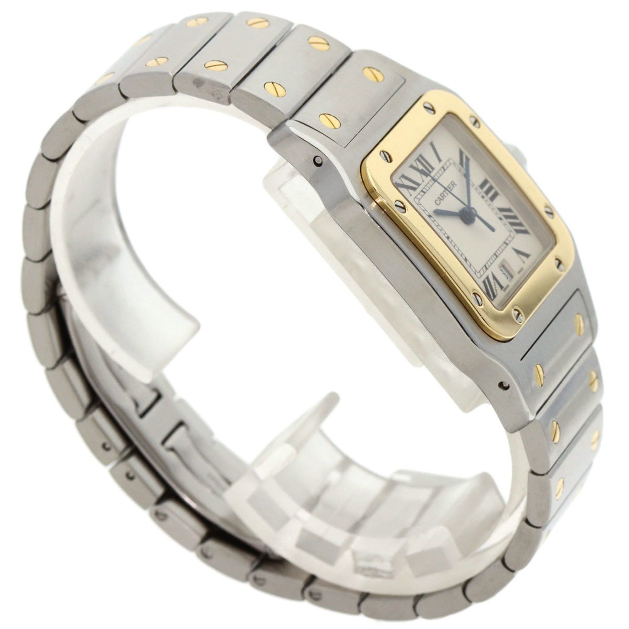 Cartier Cartier W20011C4 Santos Galbe LM Watch Stainless Steel SSxK18YG Men's CARTIER Size ONE SIZE - 2 Thumbnail