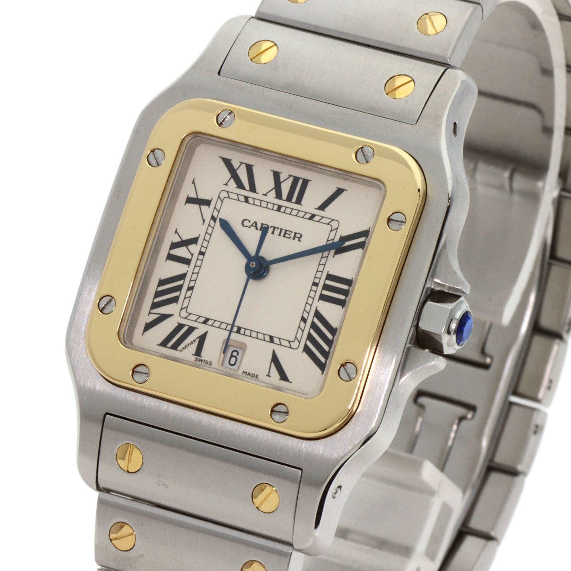 Cartier Cartier W20011C4 Santos Galbe LM Watch Stainless Steel SSxK18YG Men's CARTIER Size ONE SIZE - 3 Thumbnail