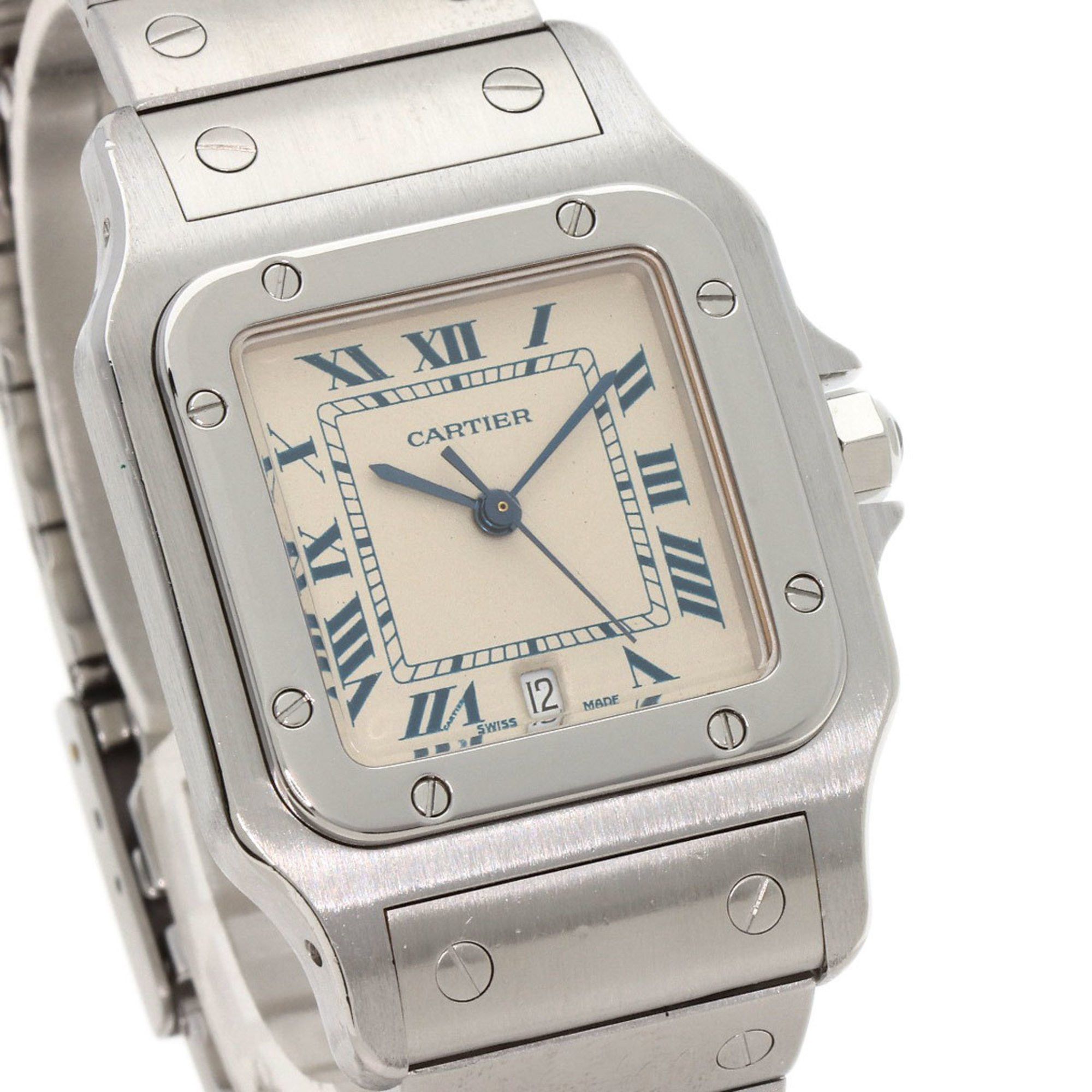 Cartier Cartier W20018D6 Santos Galbe LM Watch Stainless Steel SS Men's CARTIER Size ONE SIZE - 4 Thumbnail
