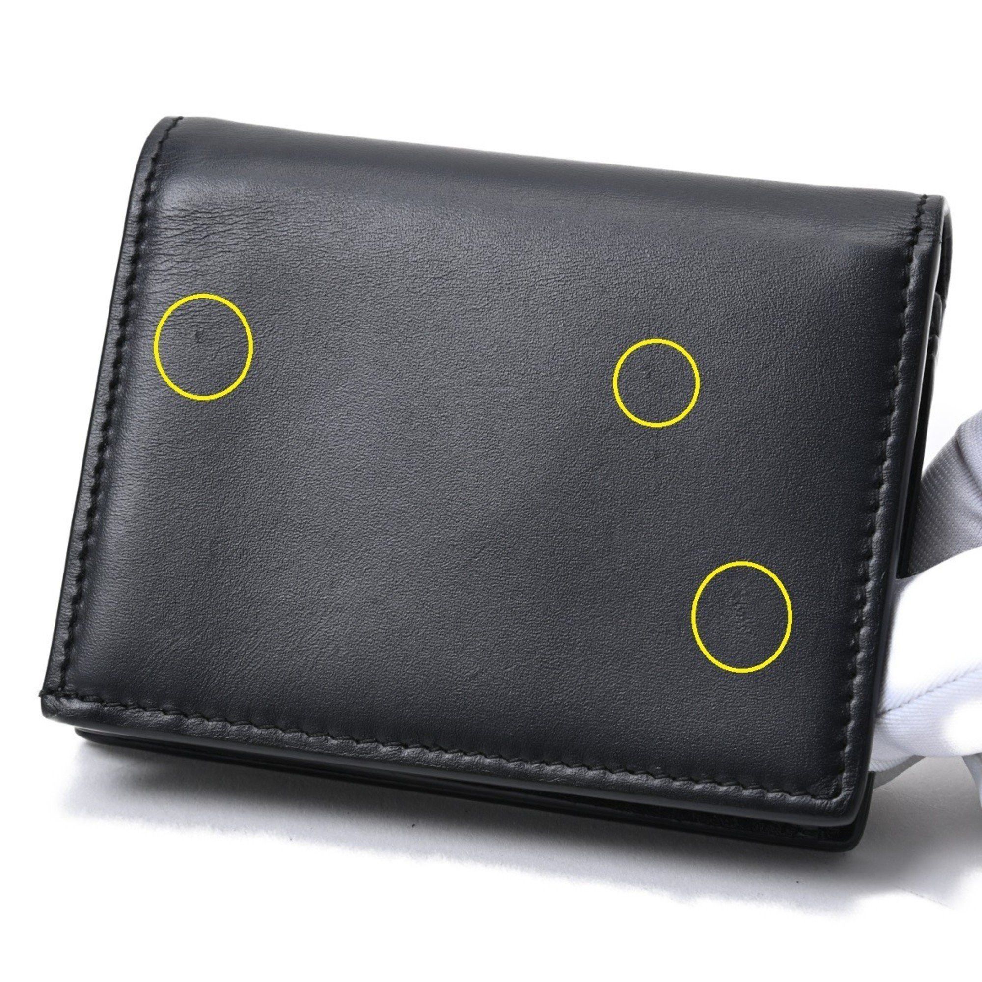 Fendi FENDI Bi-fold Small Wallet Compact 8M0420 Leather Black E-156997 Size ONE SIZE - 7 Thumbnail