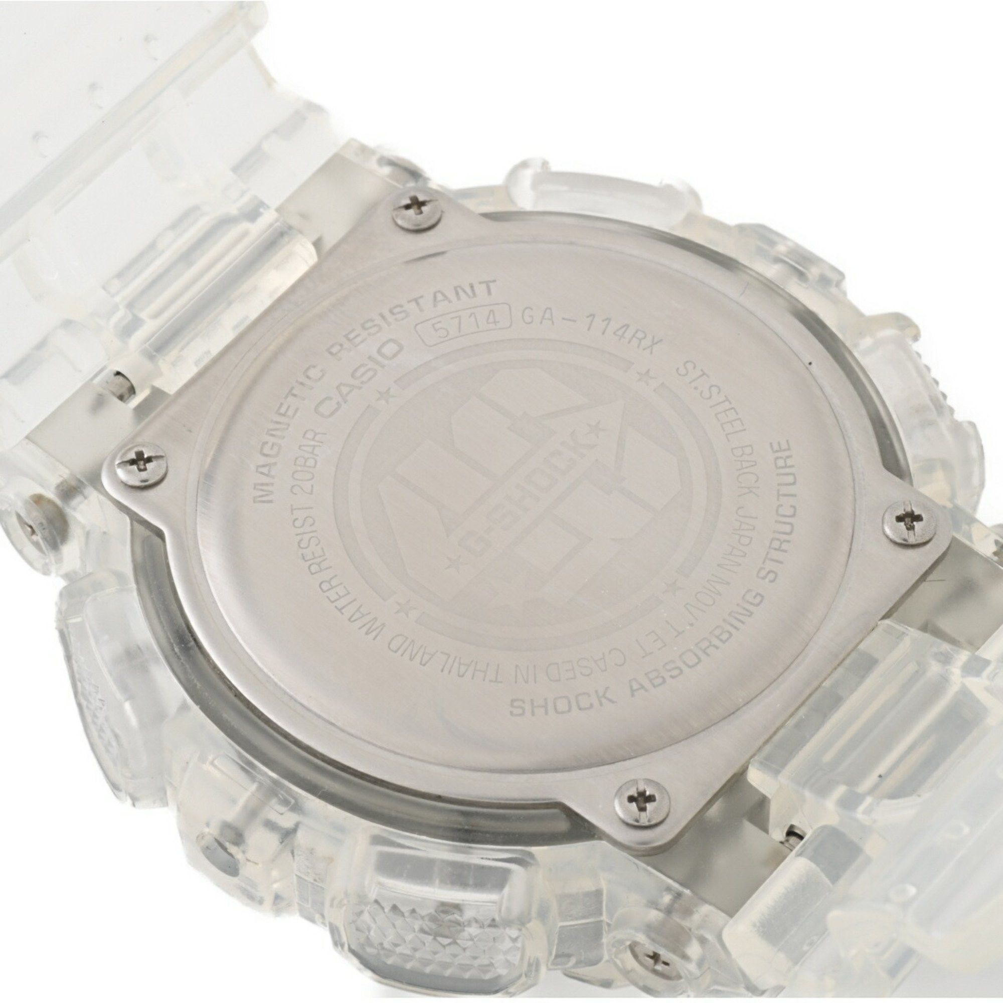 Casio CASIO G-SHOCK 40th Anniversary Model GA-114RX-7AJF Clear Quartz A-156980 Size ONE SIZE - 4 Thumbnail