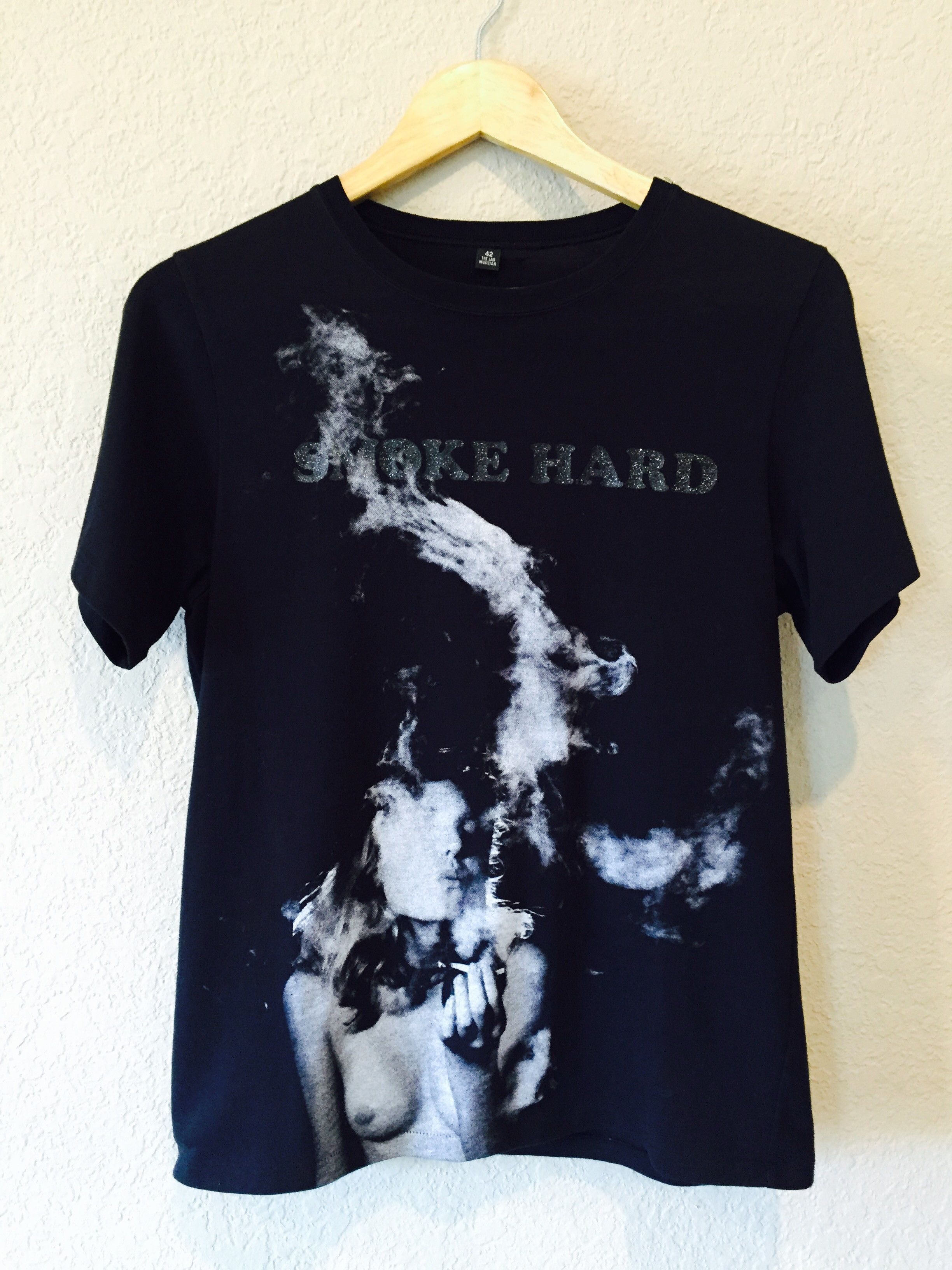 Lad Musician Smoke Hard T-Shirt | Grailed