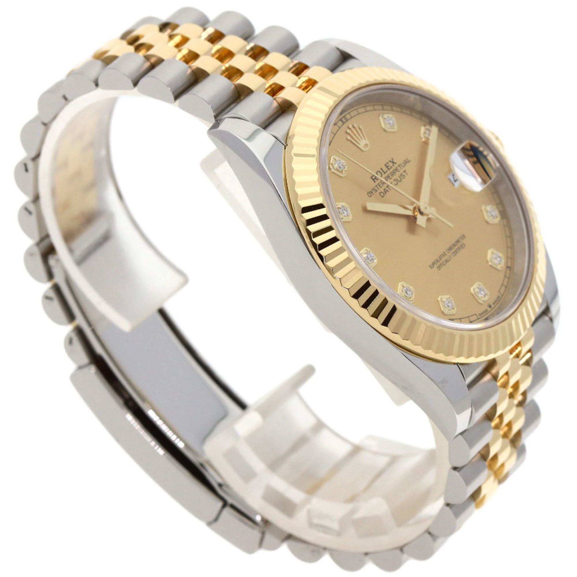 Rolex Rolex 126333G Datejust 41 10P Diamond Watch Stainless Steel SSxK18YG Men's ROLEX Size ONE SIZE - 2 Thumbnail