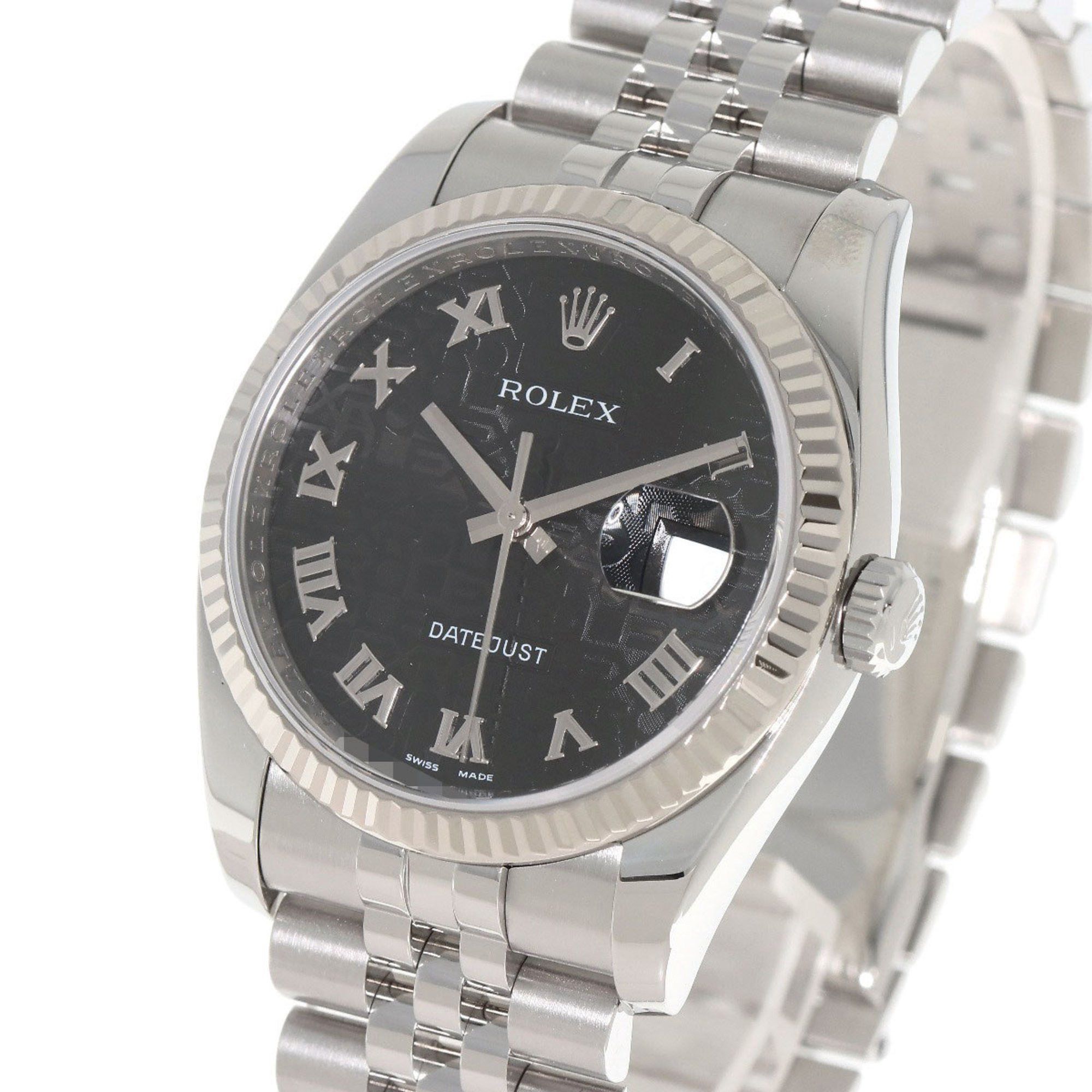 Rolex Rolex 116234 Datejust Watch Stainless Steel SS K18WG Men's ROLEX Size ONE SIZE - 3 Thumbnail