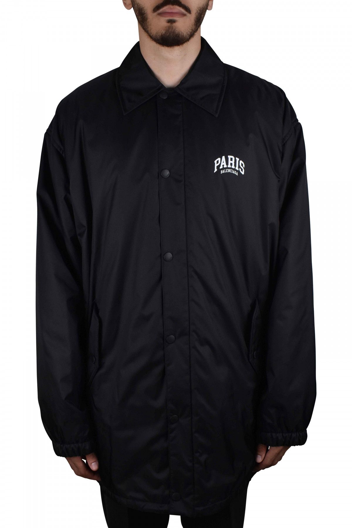 Balenciaga Waterproof Paris Logo Jacket Size US XS / EU 42 / 0 - 3 Thumbnail