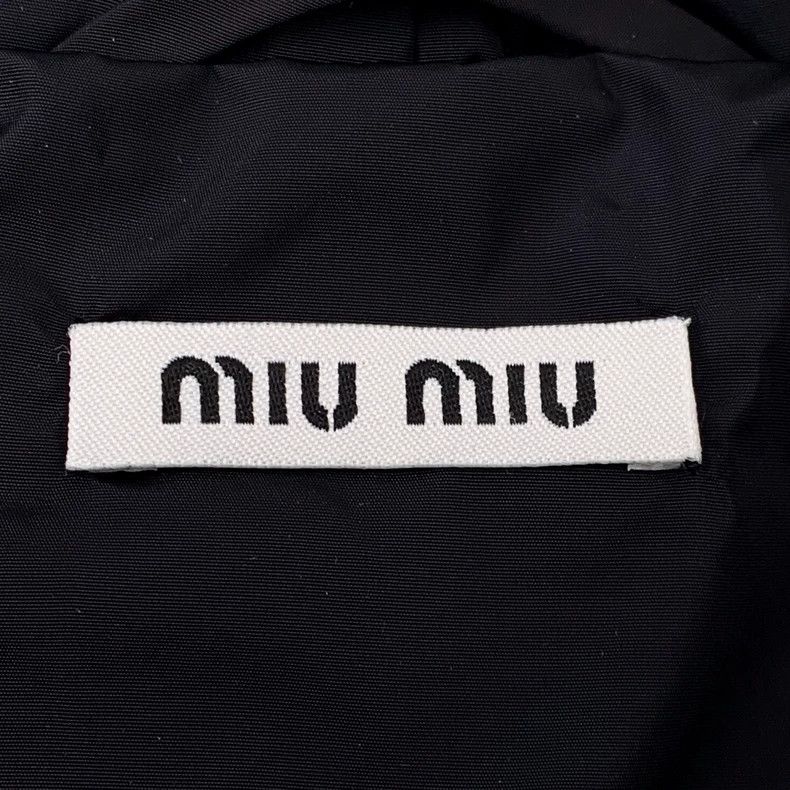 Miu Miu MiuMiu gray logo embossed hooded jacket Size US XS / EU 42 / 0 - 6 Thumbnail
