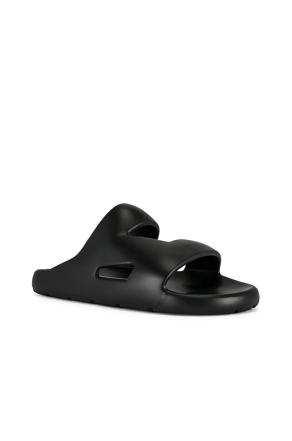 Bottega Veneta Band Rubber Slide Sandals in black Size US 10 / EU 43 - 2 Thumbnail
