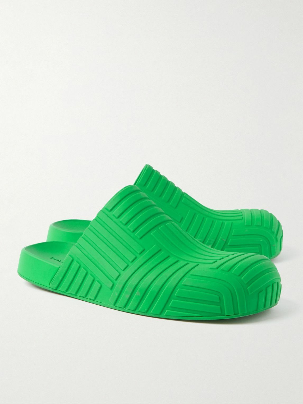 Bottega Veneta Rubber Clog Slider Sandals in Green Size US 11 / EU 44 - 2 Thumbnail