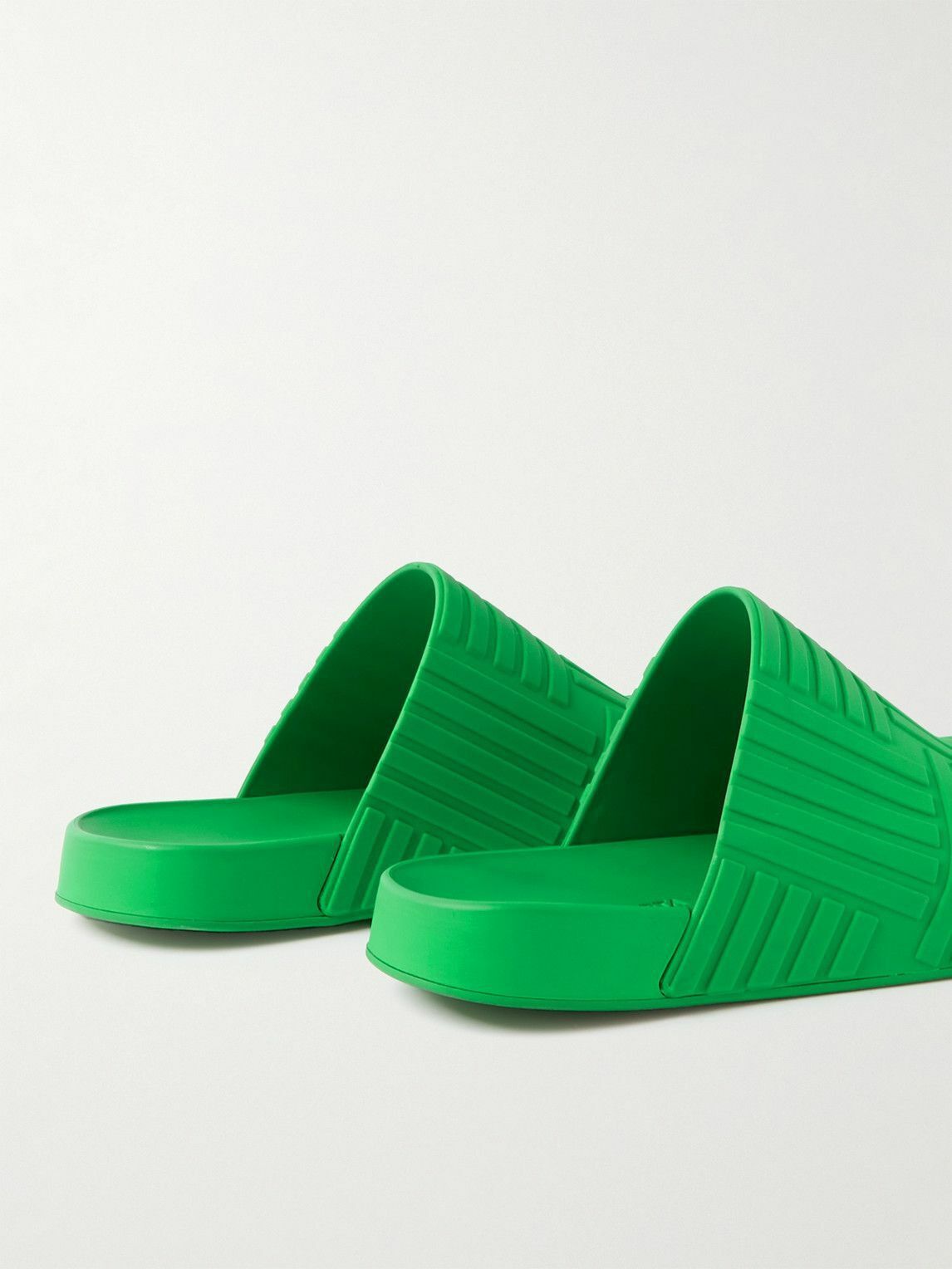 Bottega Veneta Rubber Clog Slider Sandals in Green Size US 11 / EU 44 - 3 Thumbnail