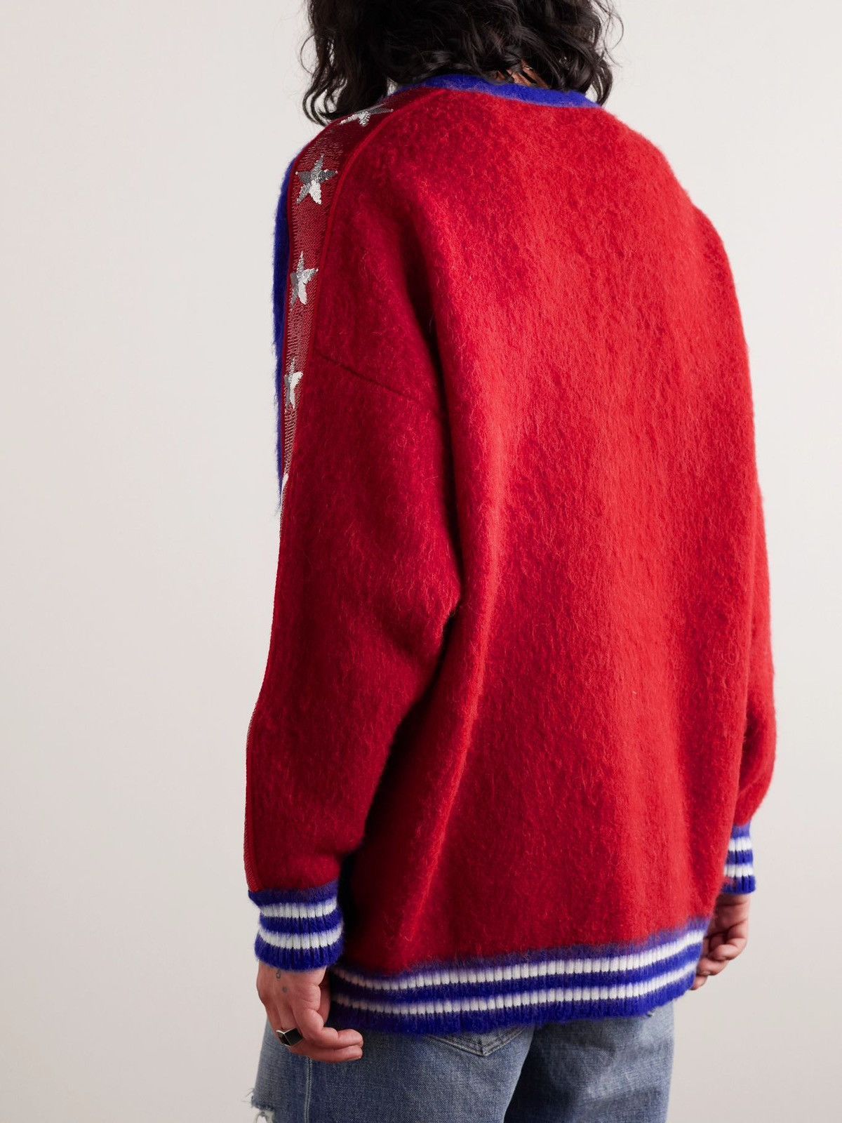 Celine SS23 Star Sequin Embellished Alpaca Cardigan Size US S / EU 44-46 / 1 - 2 Thumbnail
