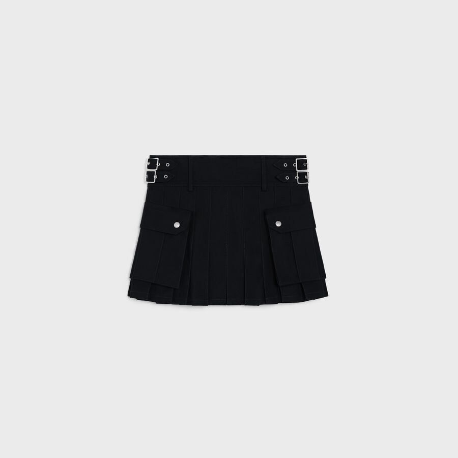 Celine KILT SKIRT IN COTTON TWILL Size US 34 / EU 50 - 2 Thumbnail