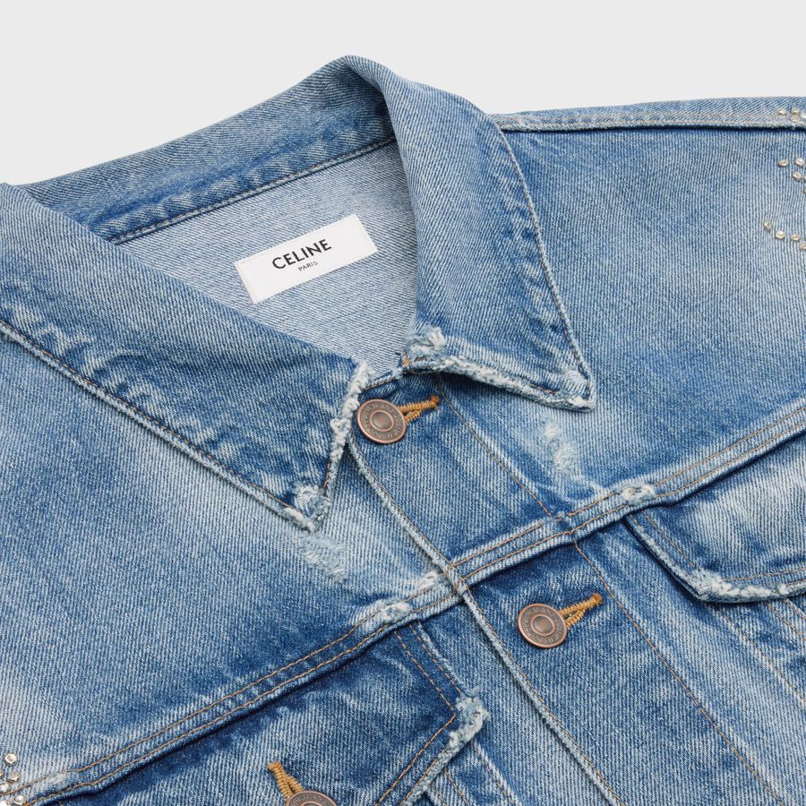 Celine TRUCKER JACKET IN CLASSIC COWBOY DENIM Size US S / EU 44-46 / 1 - 3 Thumbnail