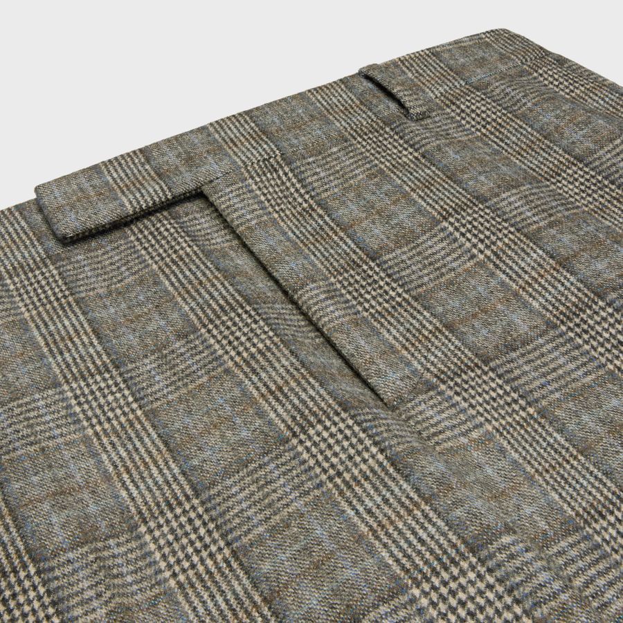 Celine FLARED PANTS IN PRINCE OF WALES FLANNEL Size US 28 / EU 44 - 3 Thumbnail