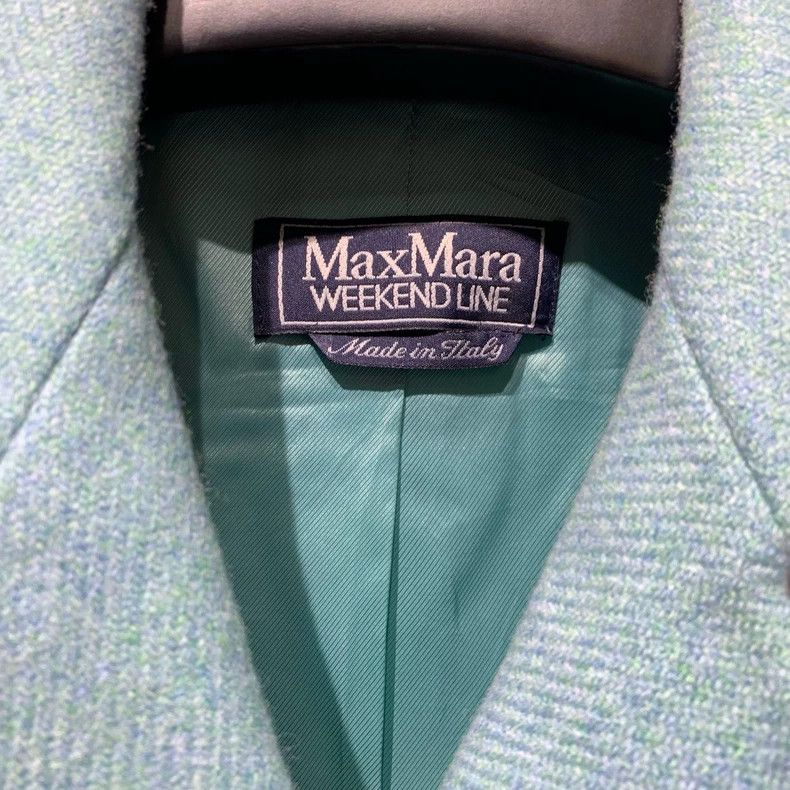 Max Mara Maxmara Lake water blue top Size US L / EU 52-54 / 3 - 4 Thumbnail