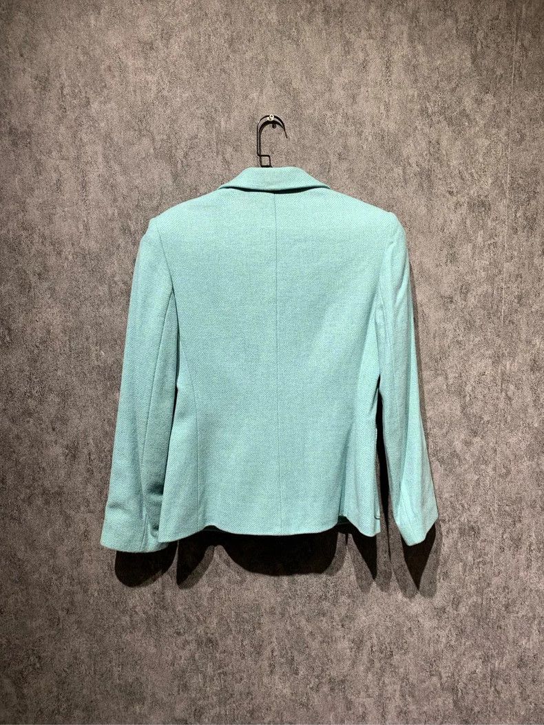 Max Mara Maxmara Lake water blue top Size US L / EU 52-54 / 3 - 2 Thumbnail