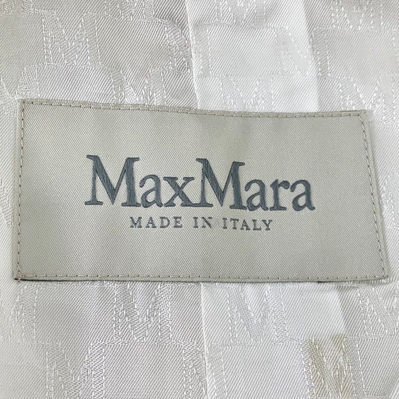 Max Mara Maxmara 101801 beige sheepwool lapel coat Size US XS / EU 42 / 0 - 5 Thumbnail