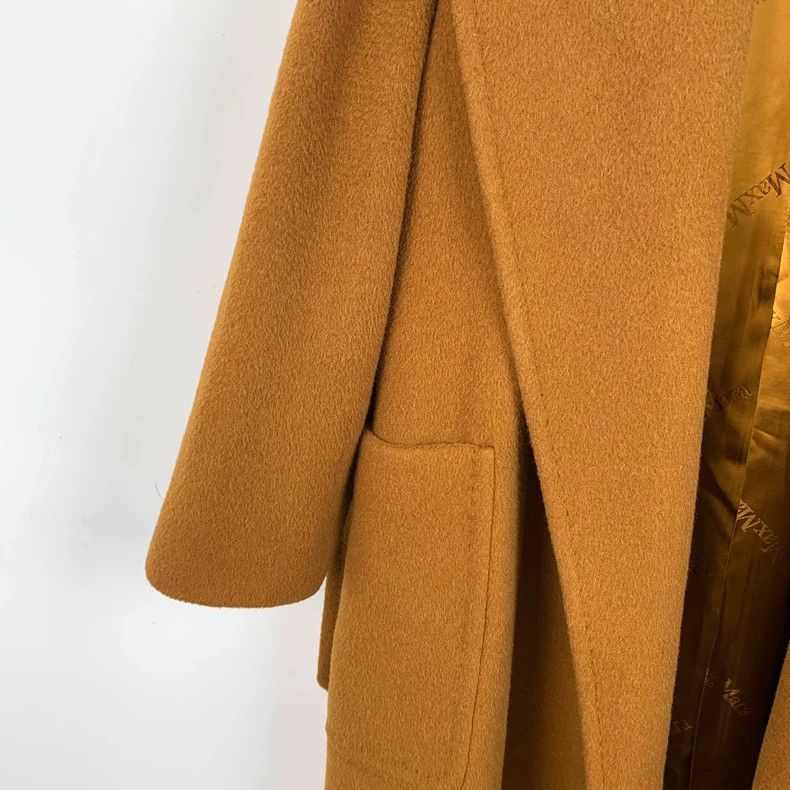 Max Mara Maxmara caramelized camel hair lapel belt coat coat Size US M / EU 48-50 / 2 - 4 Thumbnail