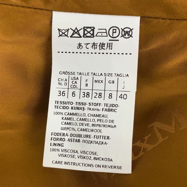 Max Mara Maxmara caramelized camel hair lapel belt coat coat Size US M / EU 48-50 / 2 - 7 Thumbnail