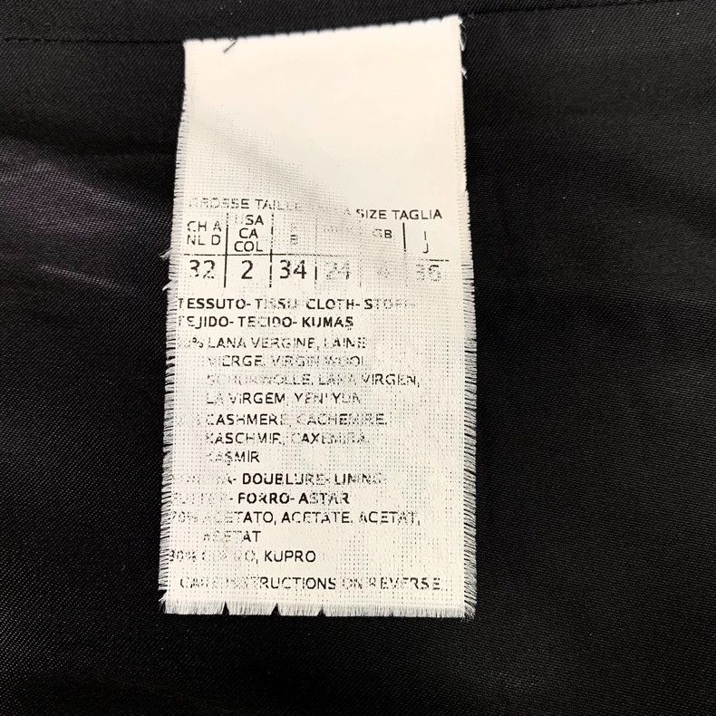 Max Mara Maxmara black sheepwool hooded coat Size US XS / EU 42 / 0 - 6 Thumbnail