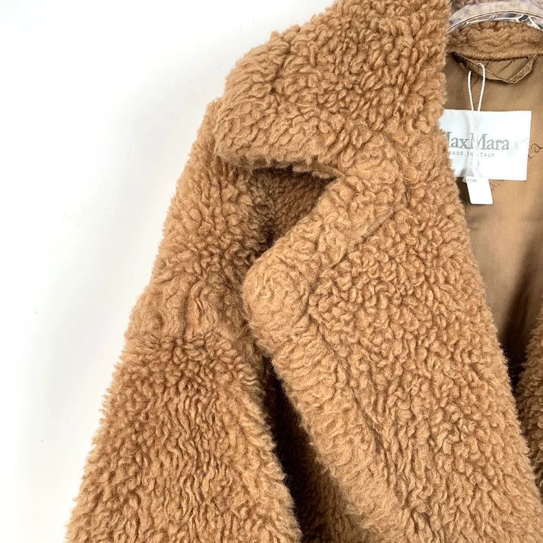 Max Mara MaxmaraTeddy series brown teddy camel wool brown coat Size US M / EU 48-50 / 2 - 3 Thumbnail