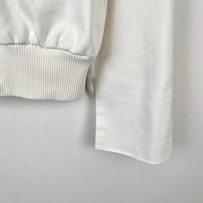Max Mara Maxmara Show white cotton zipper Jacket Jacket 38 Size US S / EU 44-46 / 1 - 4 Thumbnail