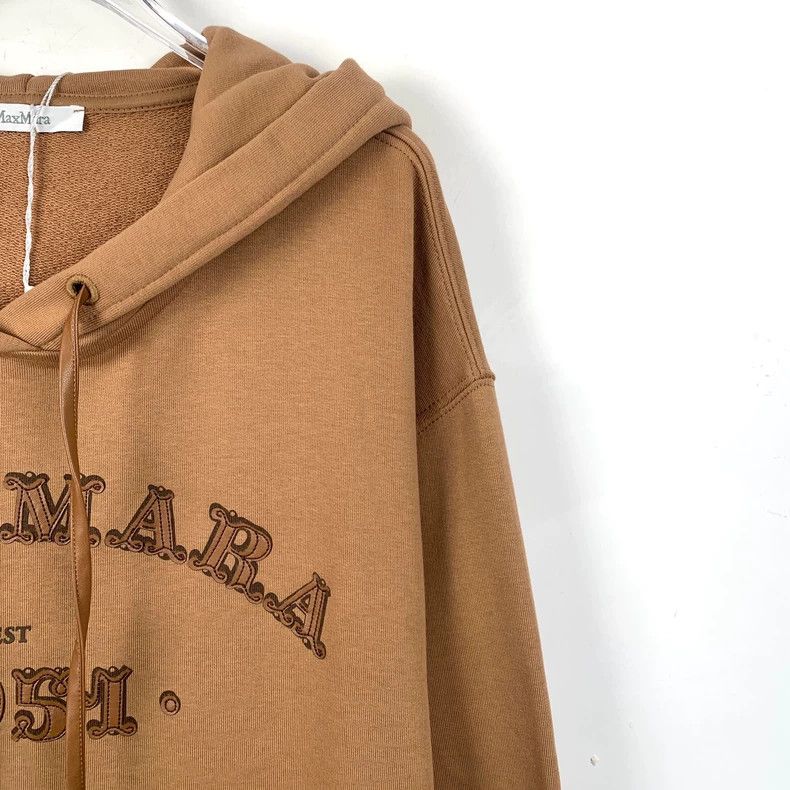 Max Mara MaxmaraAdito series brown logo sweatshirt Size US M / EU 48-50 / 2 - 3 Thumbnail