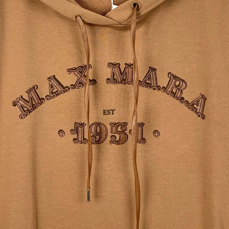 Max Mara MaxmaraAdito series brown logo sweatshirt Size US M / EU 48-50 / 2 - 4 Thumbnail