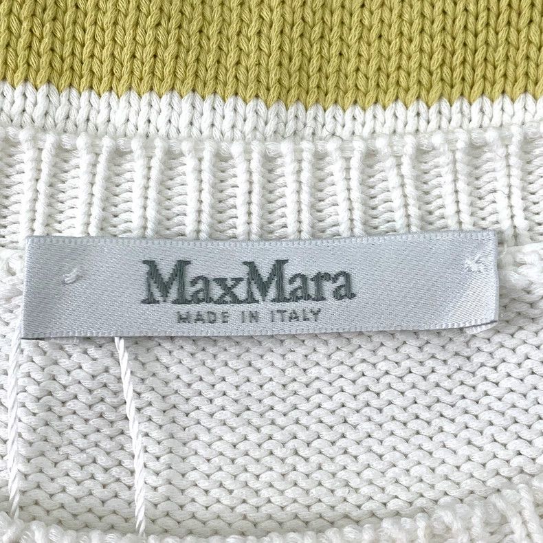 Max Mara Maxmara white sweater Size US L / EU 52-54 / 3 - 6 Thumbnail
