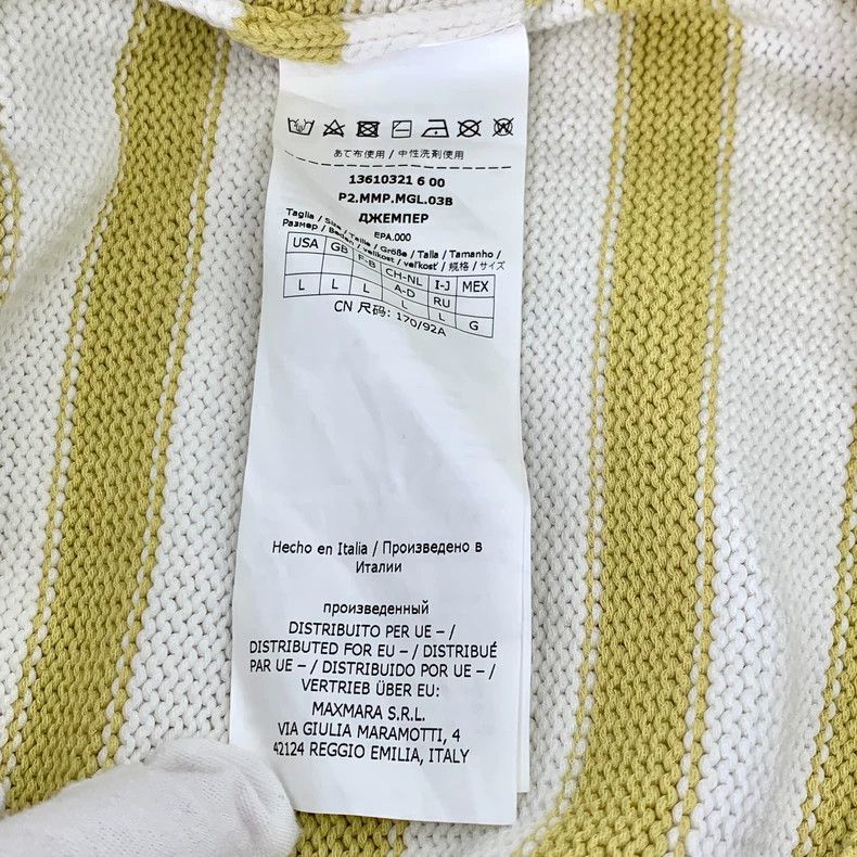 Max Mara Maxmara white sweater Size US L / EU 52-54 / 3 - 7 Thumbnail