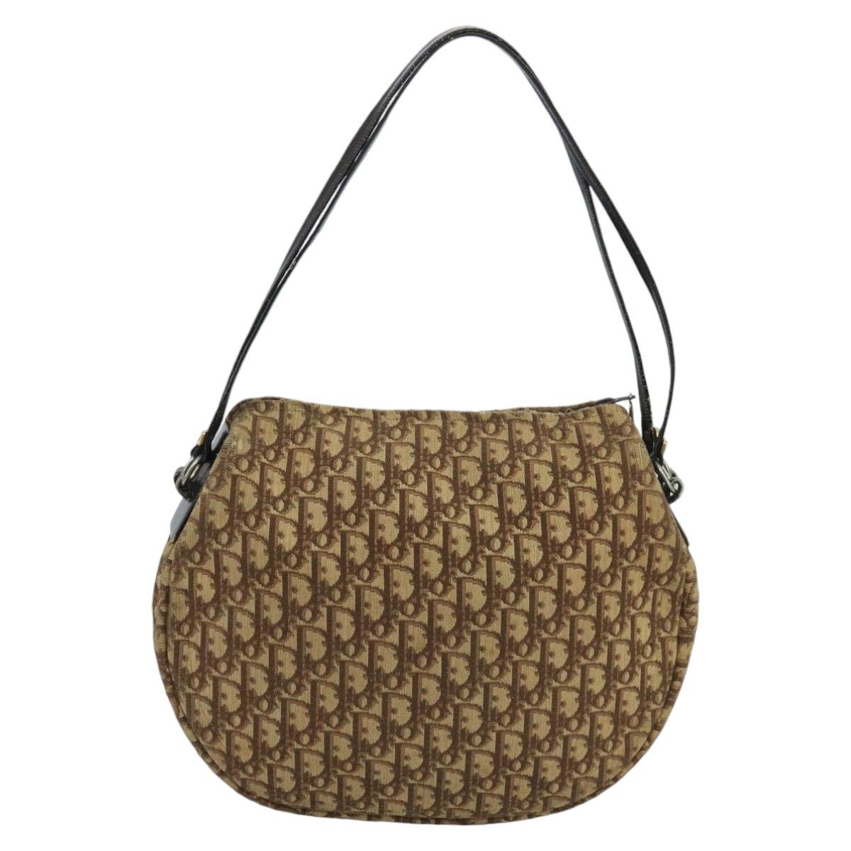 Dior Trotter Brown Canvas Shoulder Bag (Pre-Owned) Size ONE SIZE - 2 Thumbnail