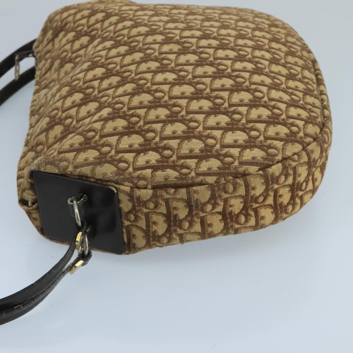 Dior Trotter Brown Canvas Shoulder Bag (Pre-Owned) Size ONE SIZE - 4 Thumbnail