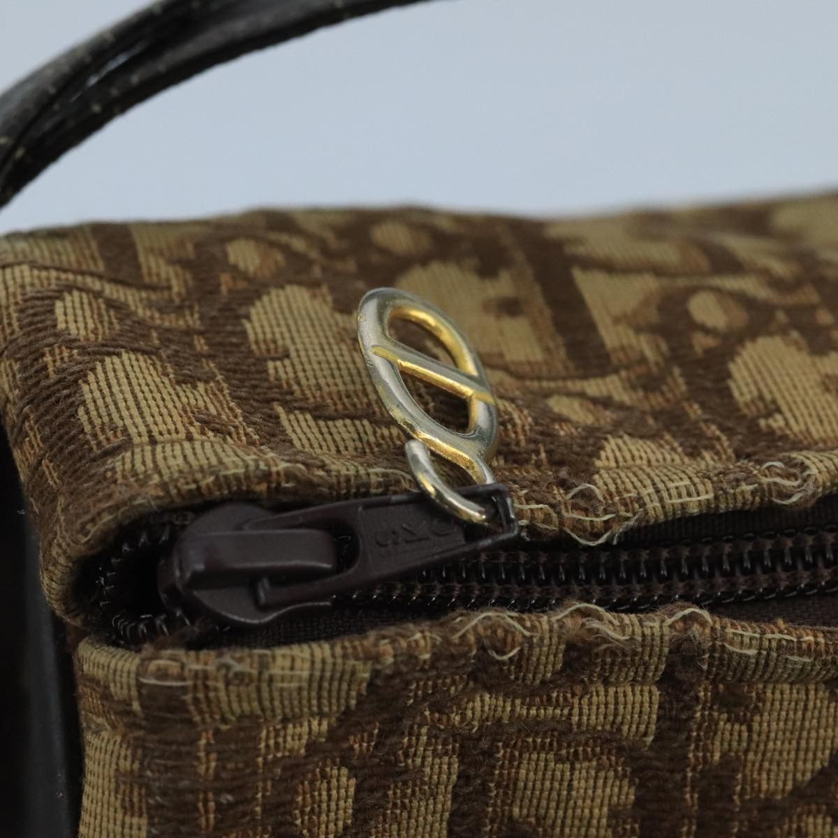 Dior Trotter Brown Canvas Shoulder Bag (Pre-Owned) Size ONE SIZE - 12 Thumbnail