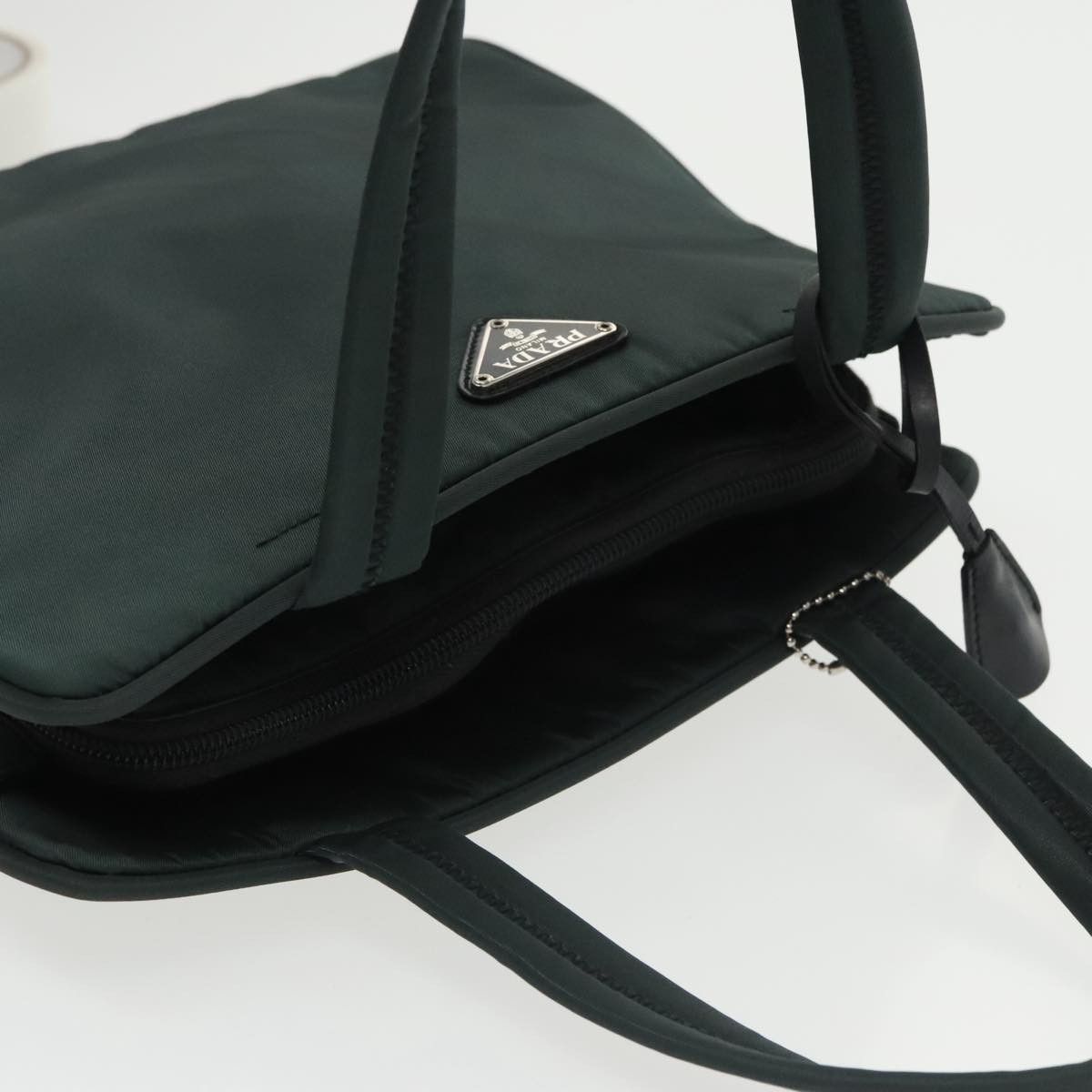 Prada Re-Nylon Green Synthetic Handbag (Pre-Owned) Size ONE SIZE - 18 Thumbnail