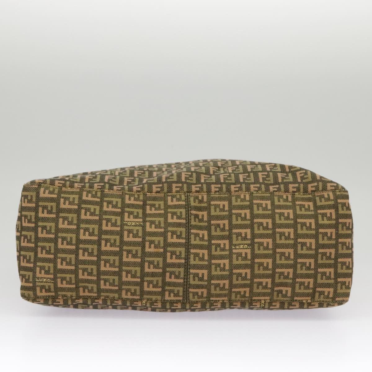 Fendi Zucchino Khaki Canvas Handbag (Pre-Owned) Size ONE SIZE - 8 Thumbnail
