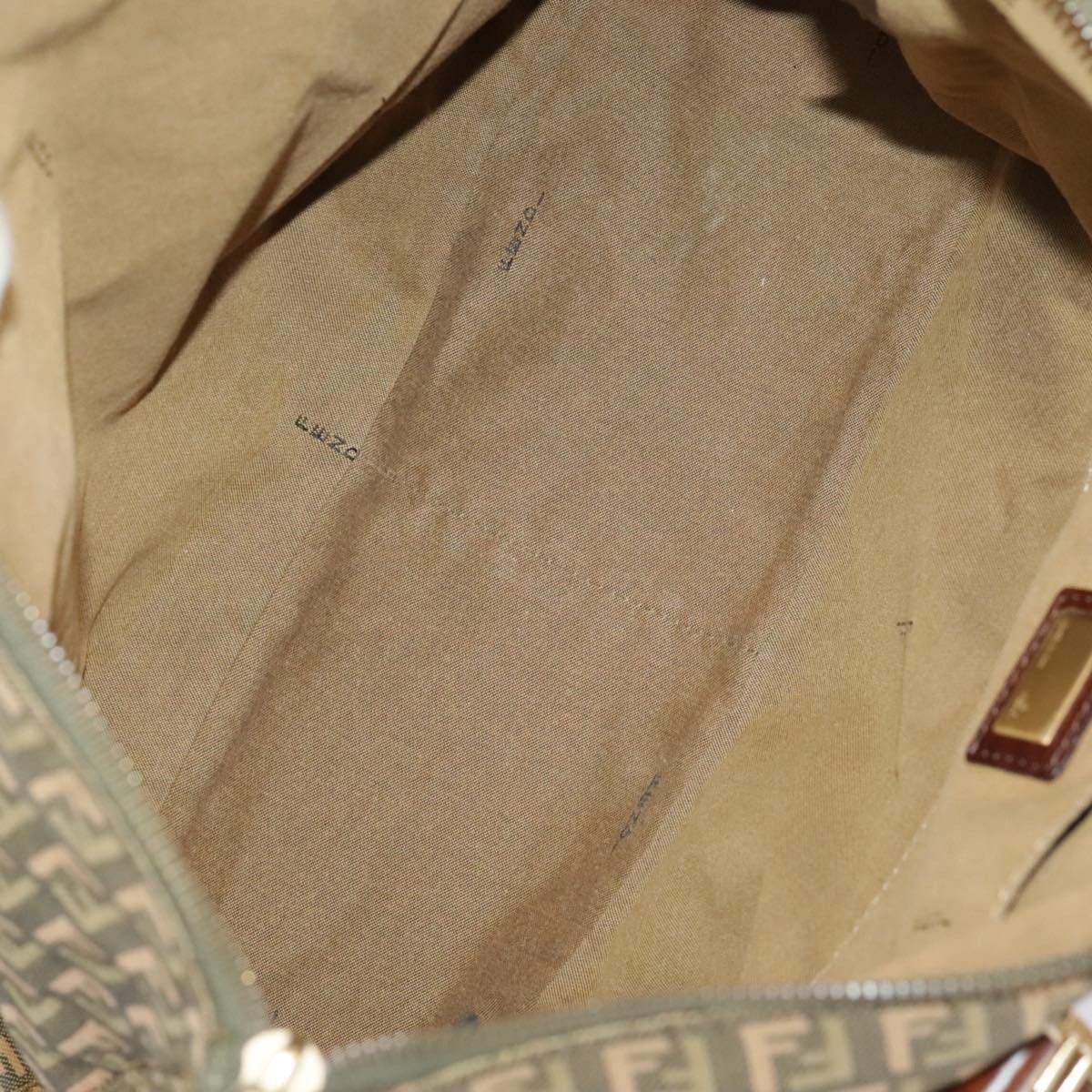 Fendi Zucchino Khaki Canvas Handbag (Pre-Owned) Size ONE SIZE - 16 Thumbnail
