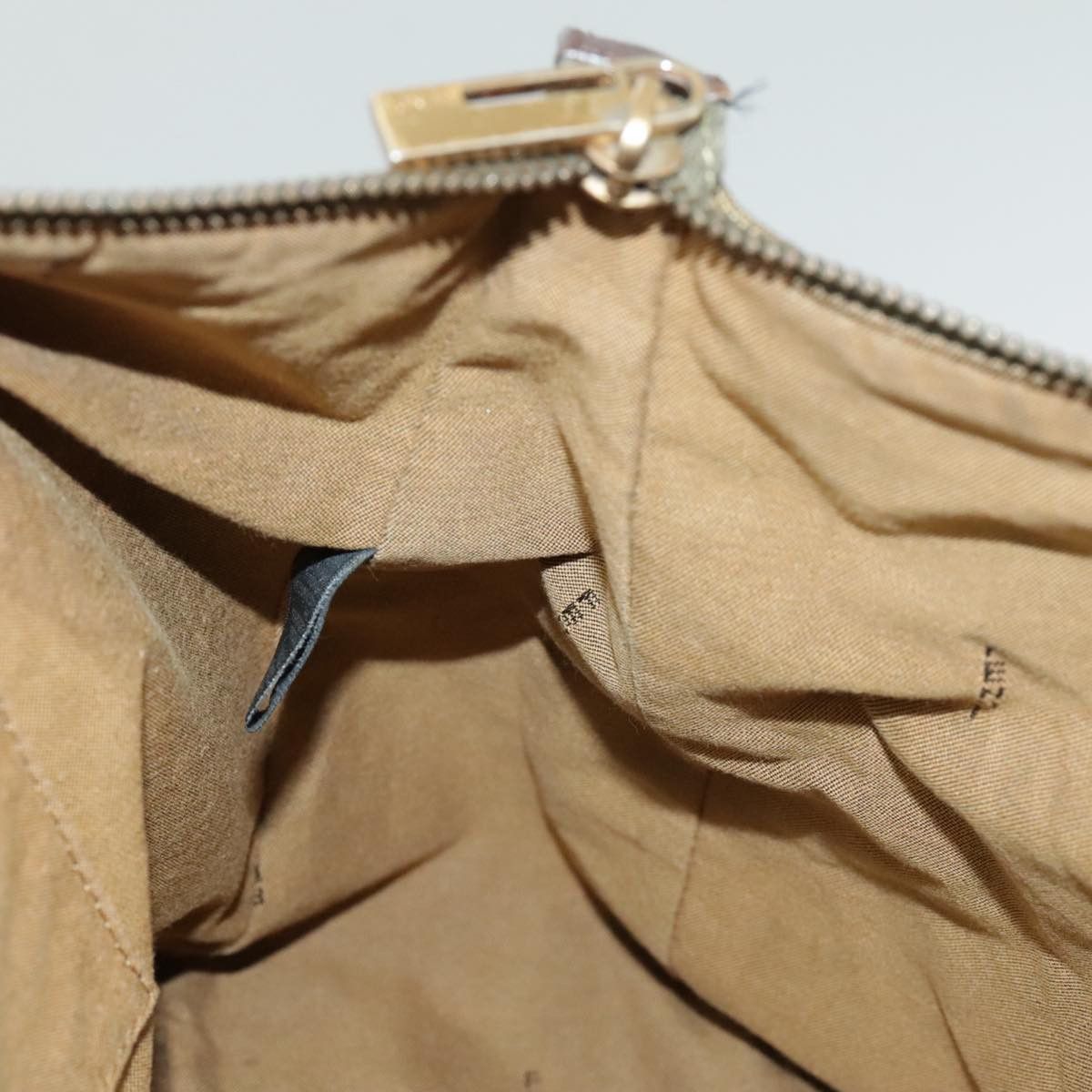 Fendi Zucchino Khaki Canvas Handbag (Pre-Owned) Size ONE SIZE - 18 Thumbnail