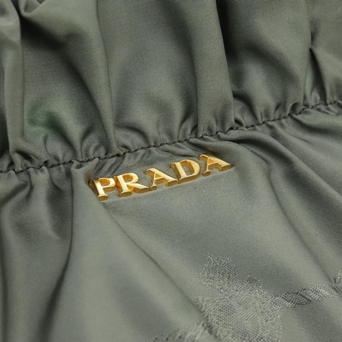 Prada Re-Nylon Khaki Synthetic Handbag (Pre-Owned) Size ONE SIZE - 12 Thumbnail