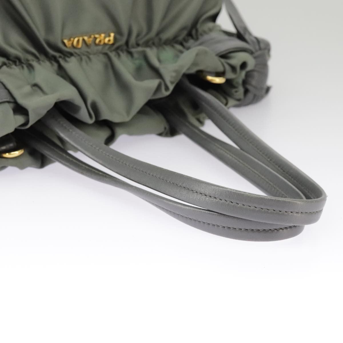 Prada Re-Nylon Khaki Synthetic Handbag (Pre-Owned) Size ONE SIZE - 5 Thumbnail
